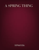 A Spring Thing Concert Band sheet music cover